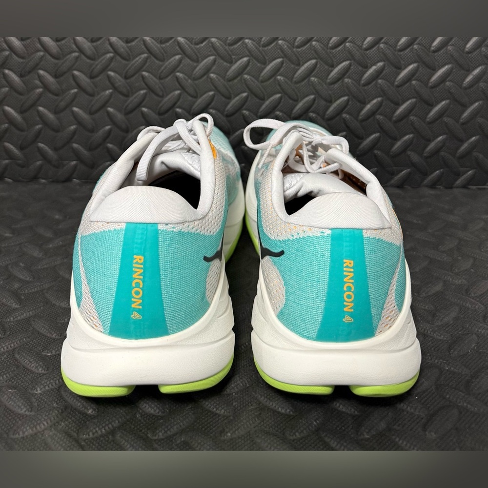 Hoka One One Rincon 4 Running Walking Shoes Grey Aqua 1155130CCQ‎ Mens Size 12.5 - Picture 4 of 5